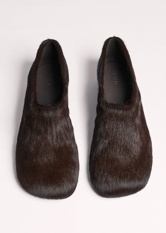 Brown Asymmetric Slipper