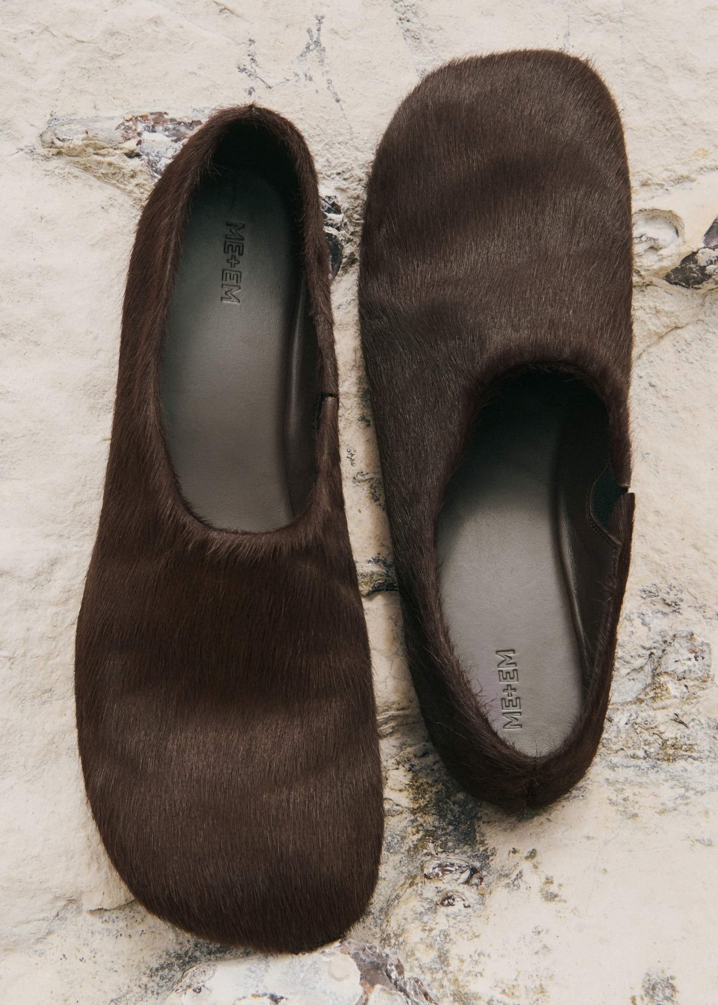 Brown Asymmetric Slipper
