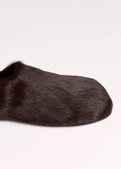 Brown Asymmetric Slipper