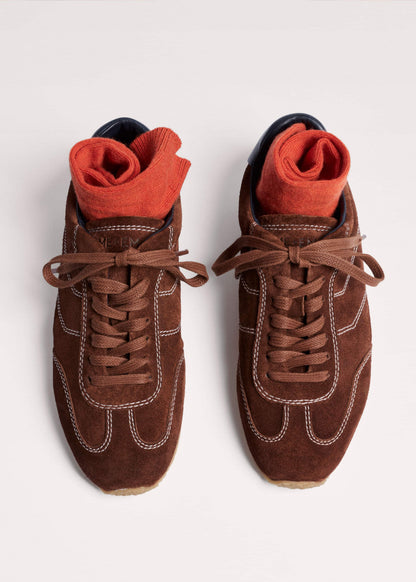 Brown Retro Runner Sneaker