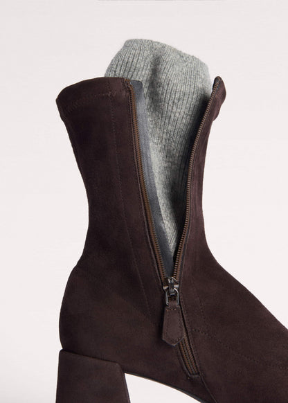 Brown Ankle Stretch Boot