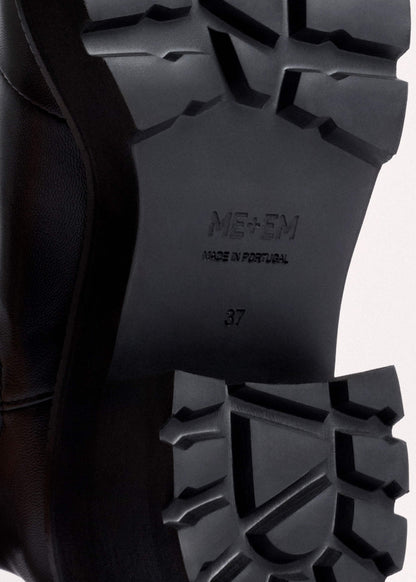 Black Zip Front Boot