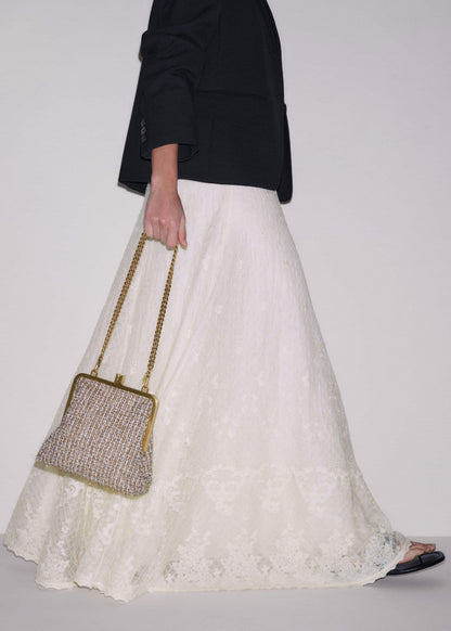 Gold Tweed AM-PM Crossbody Bag