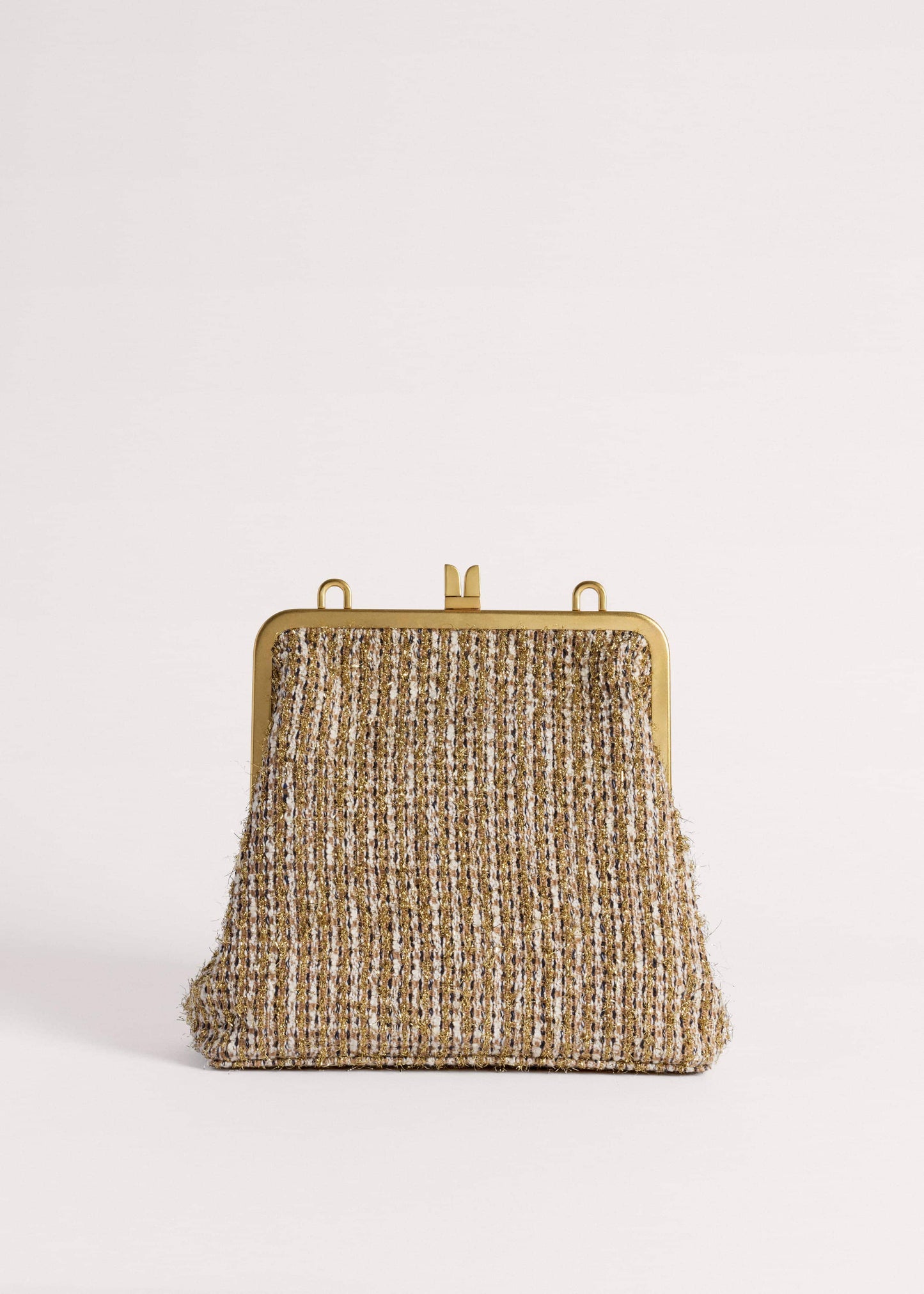 Gold Tweed AM-PM Crossbody Bag