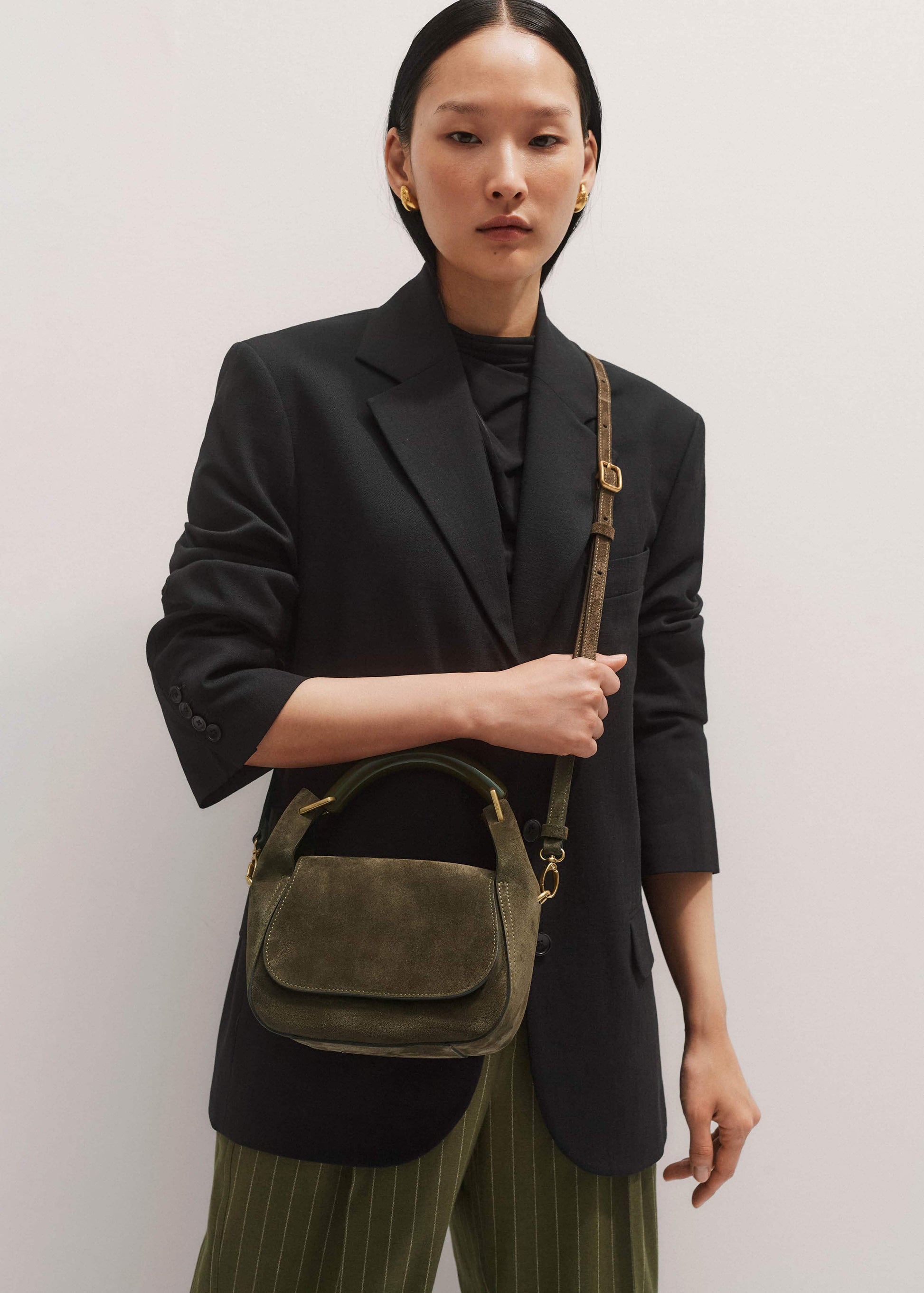 Green Mini Resin Handle Bag