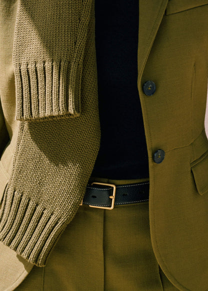 Black + Tan Reversible Belt