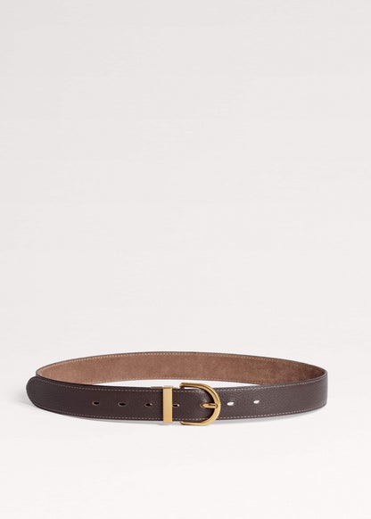 Brown Classic Round Reversible Belt