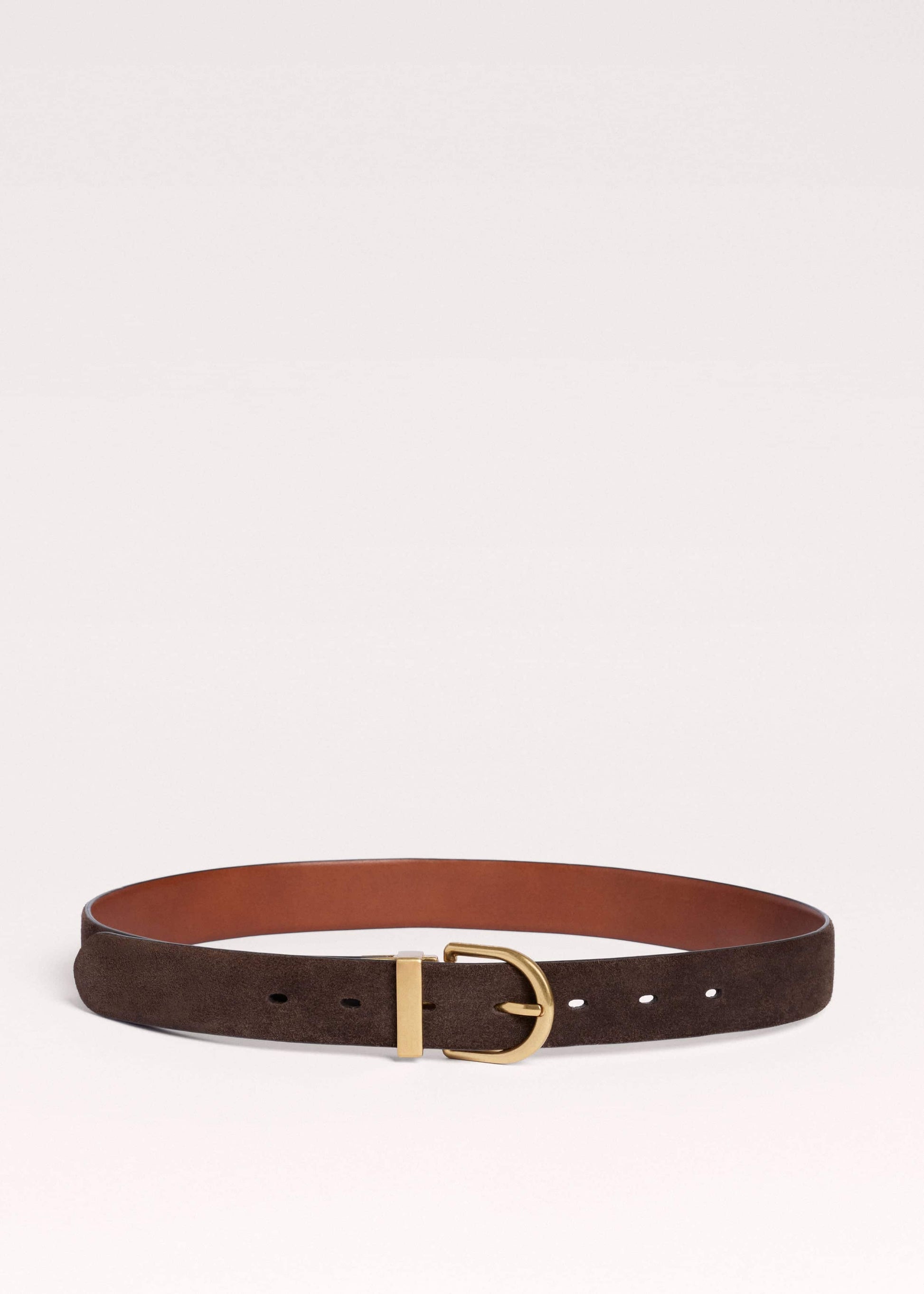 Chocolate + Tan Reversible Belt
