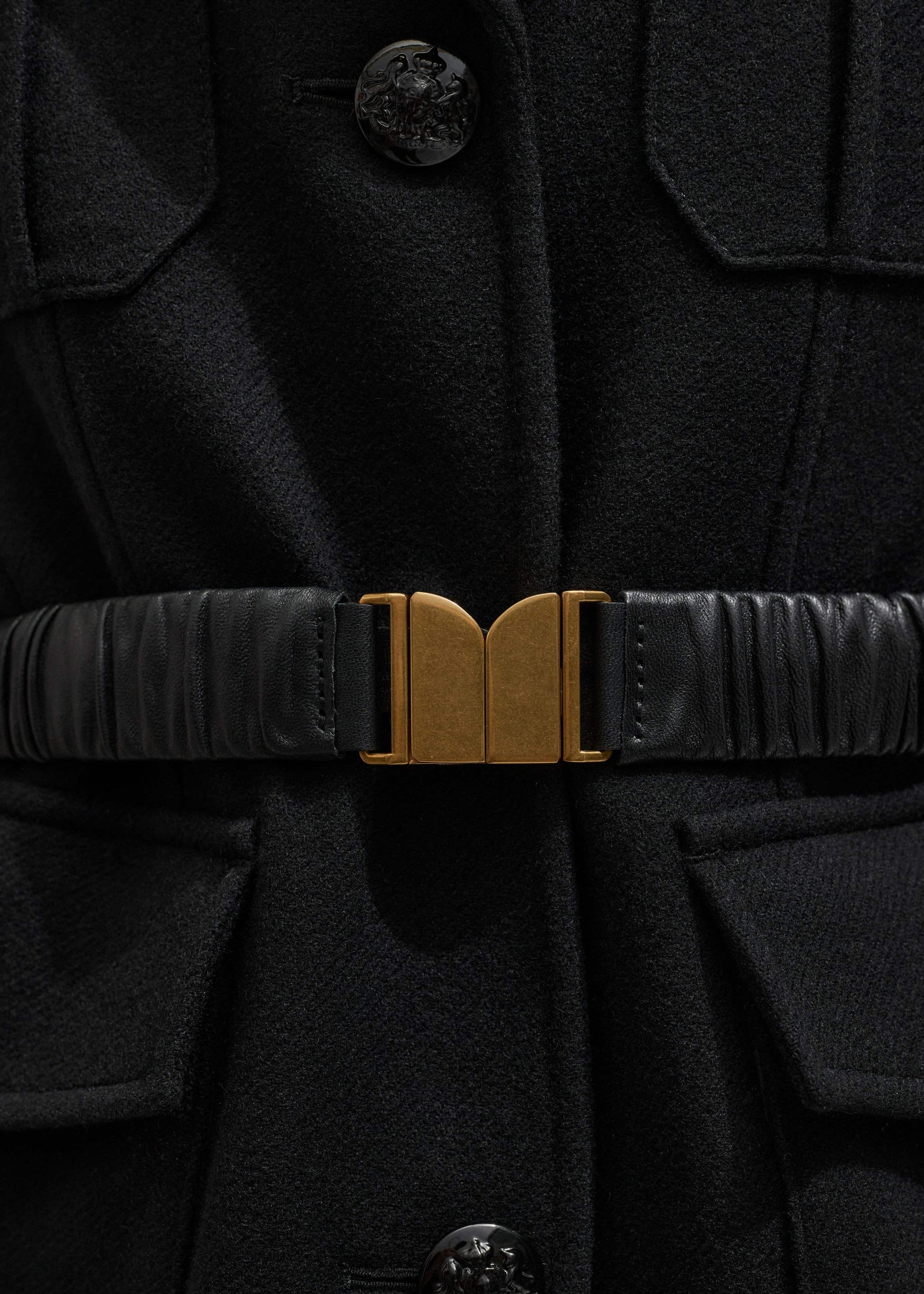 Black Elasticated Belt