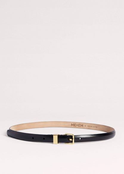 Black Skinny Belt