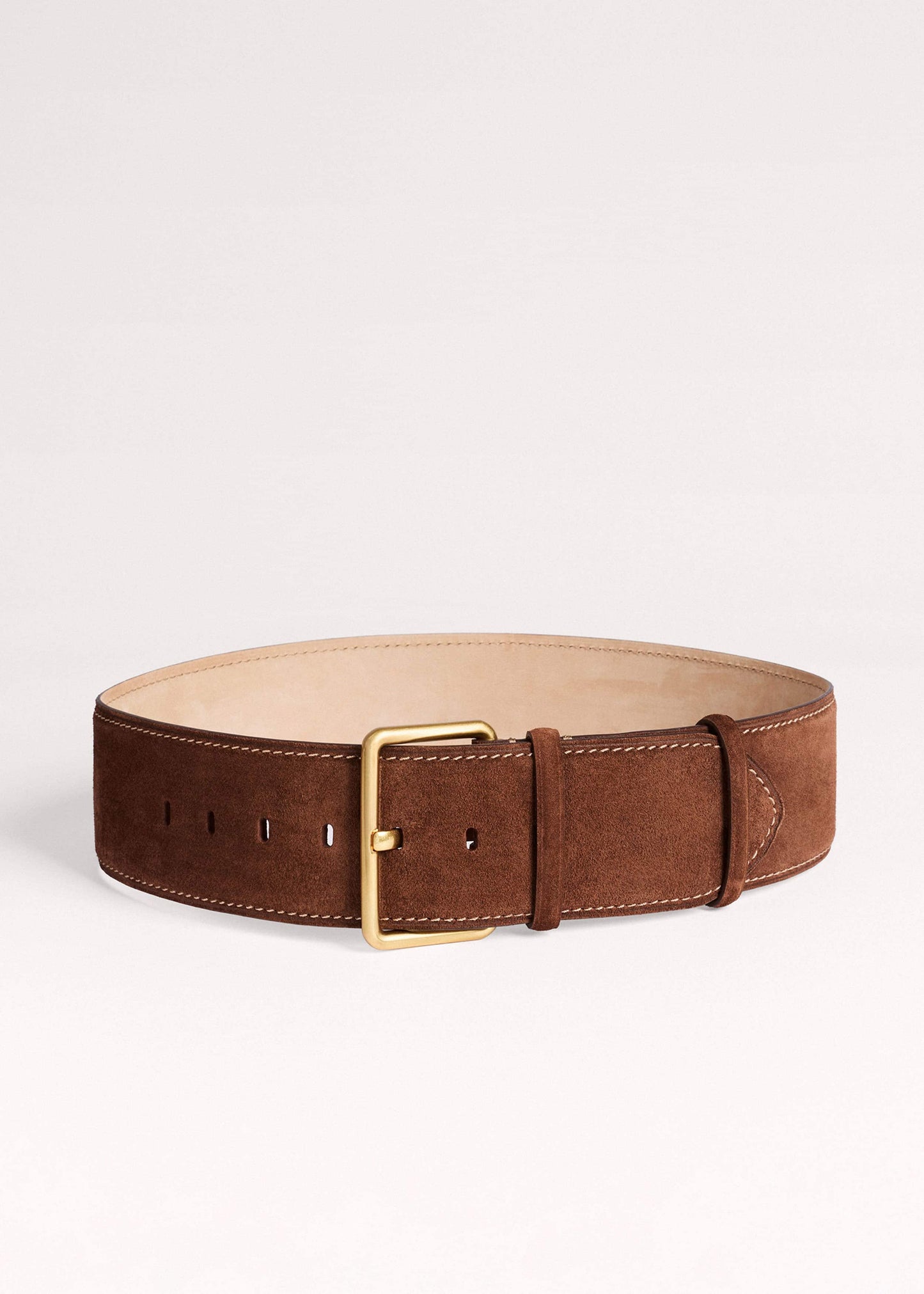Brown Extra Wide Waisted Belt