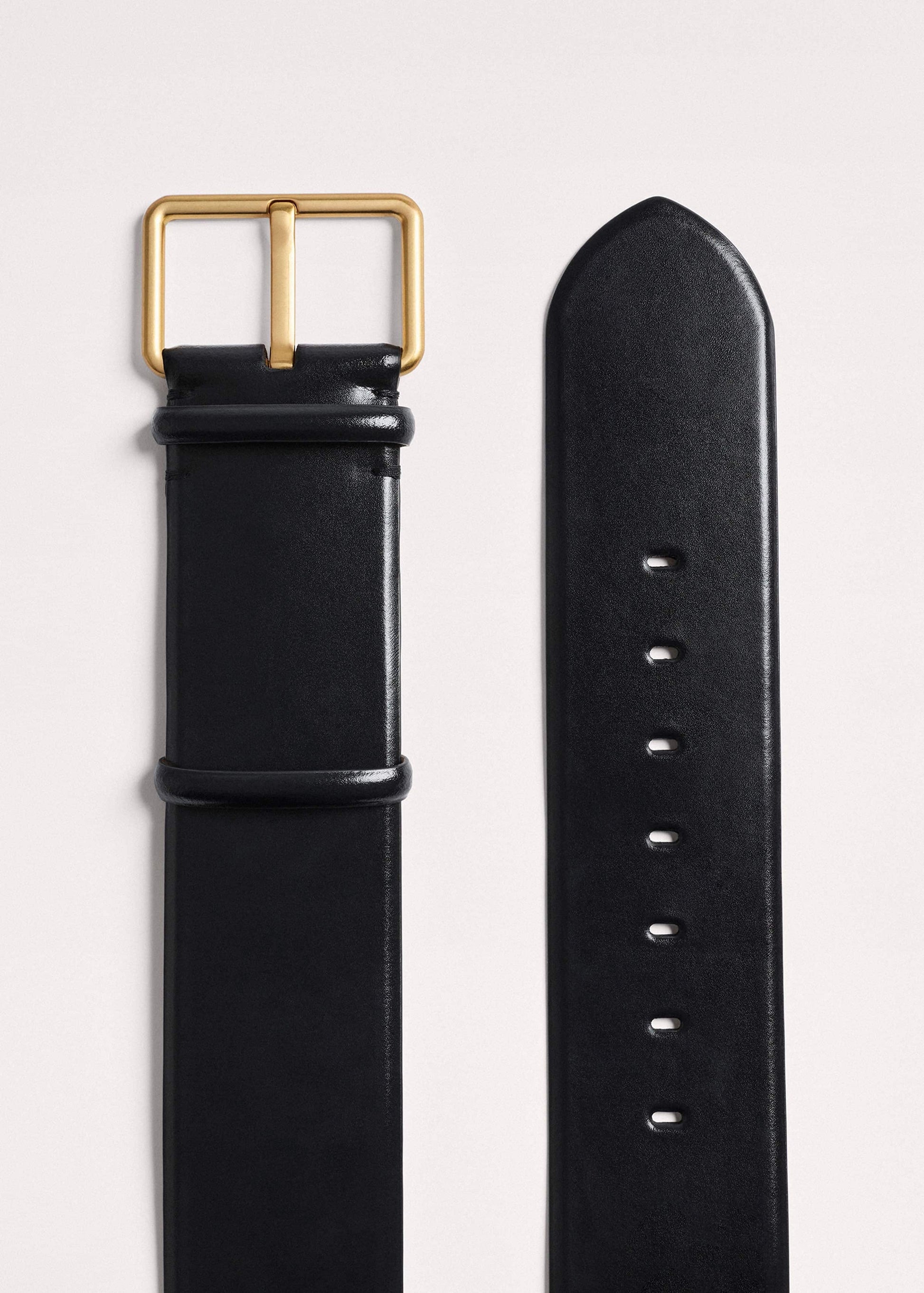 Black Extra Wide Waisted Belt