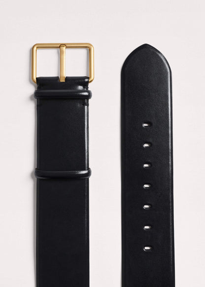 Black Extra Wide Waisted Belt