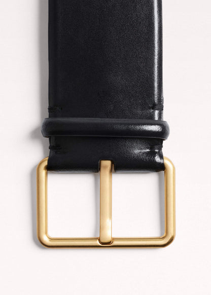 Black Extra Wide Waisted Belt