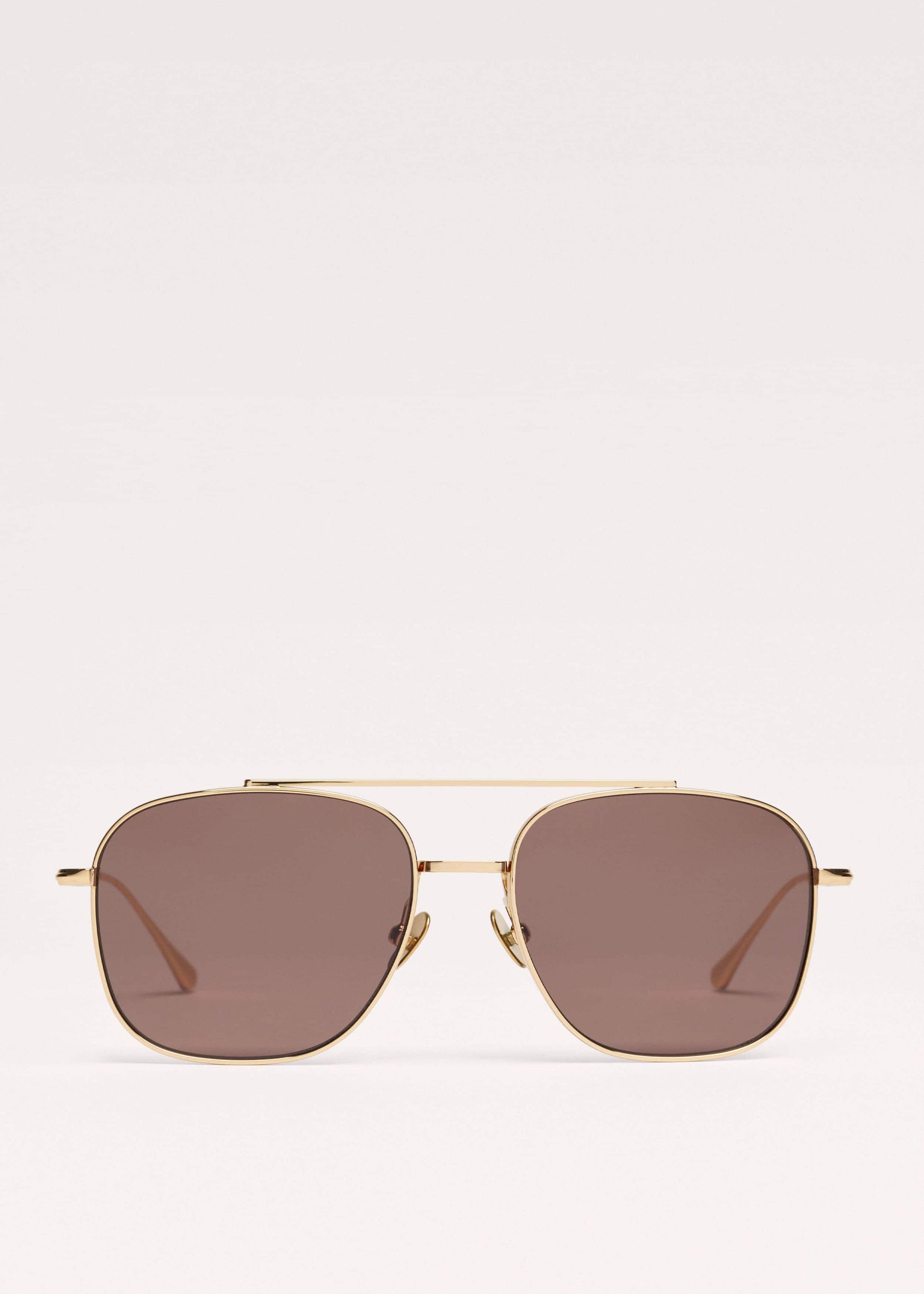 Chocolate Brown Aviator Sunglasses