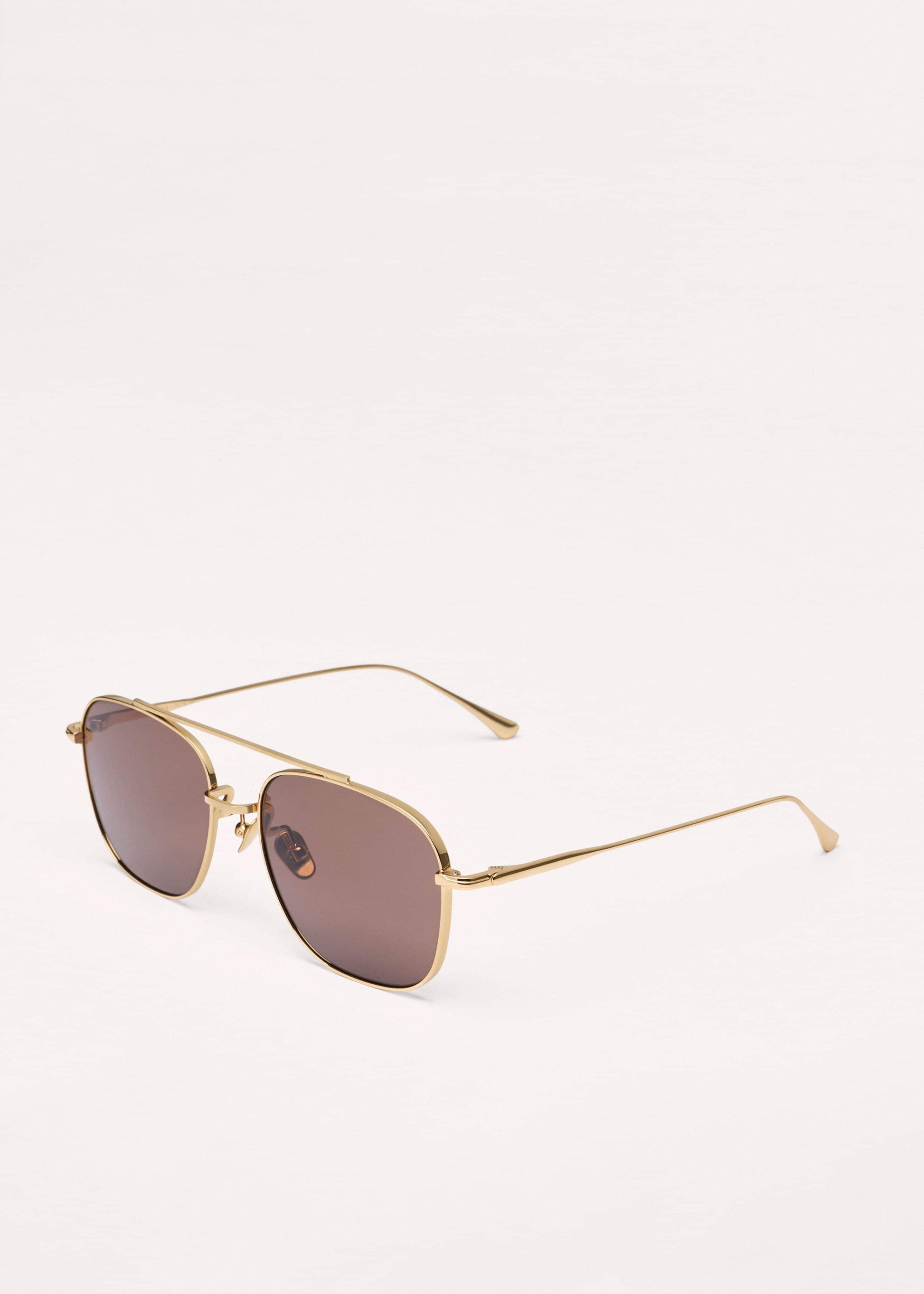 Chocolate Brown Aviator Sunglasses