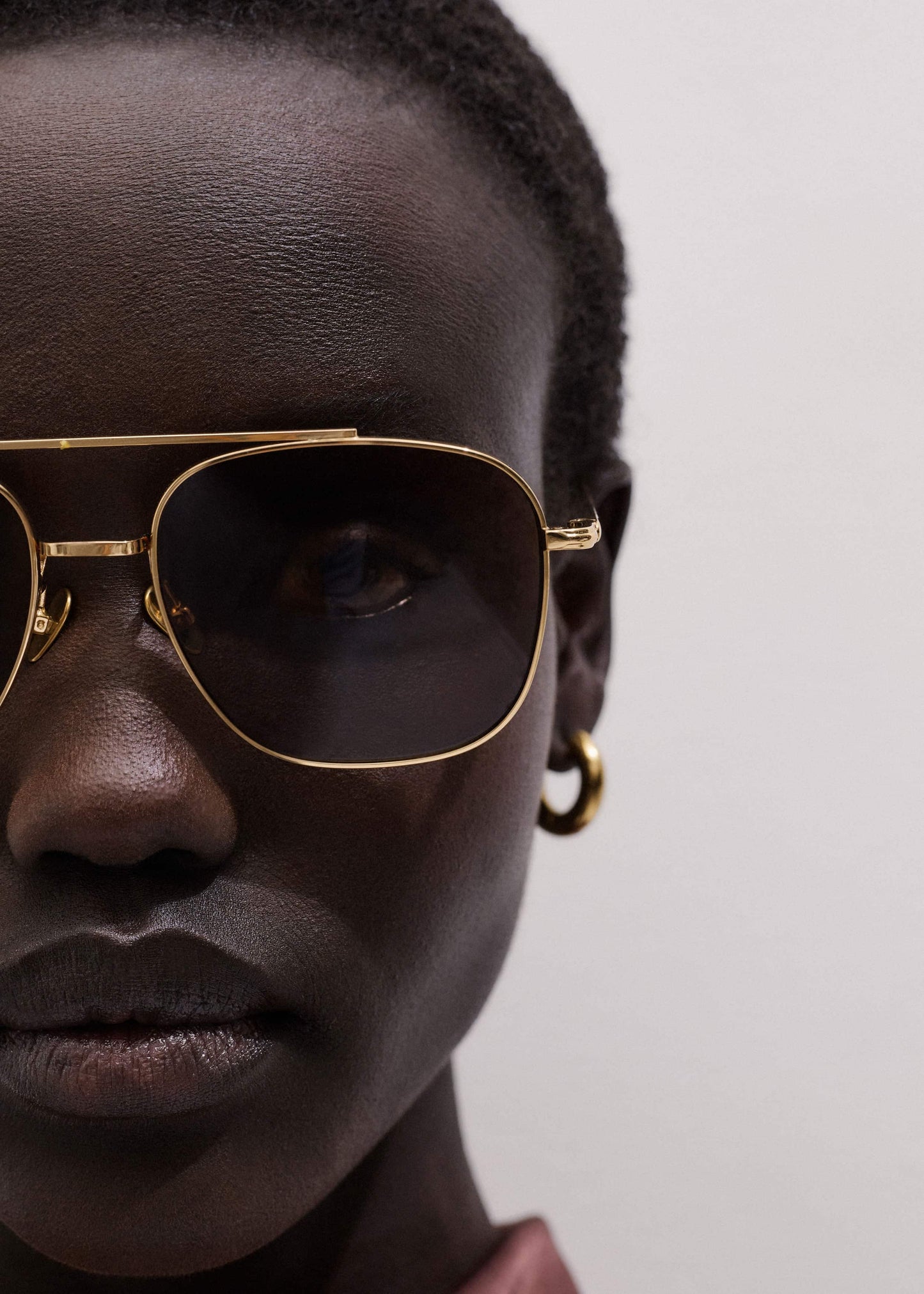 Chocolate Brown Aviator Sunglasses