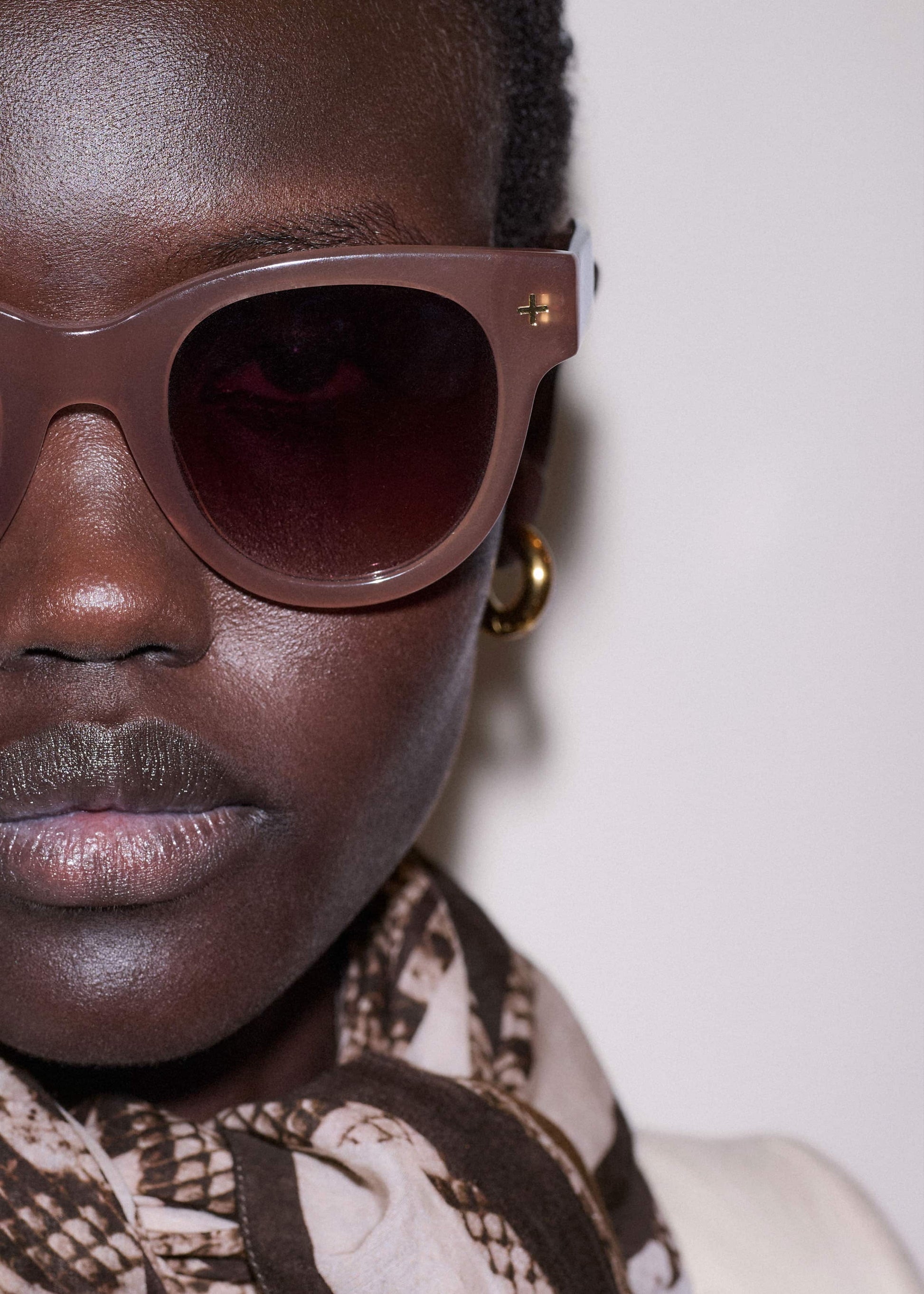 Nude D Frame Sunglasses