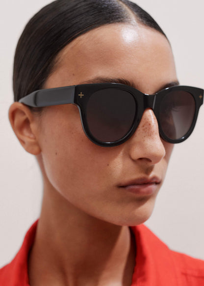 Black D Frame Sunglasses