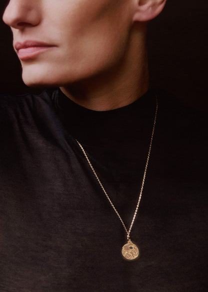 Gold Taurus Necklace