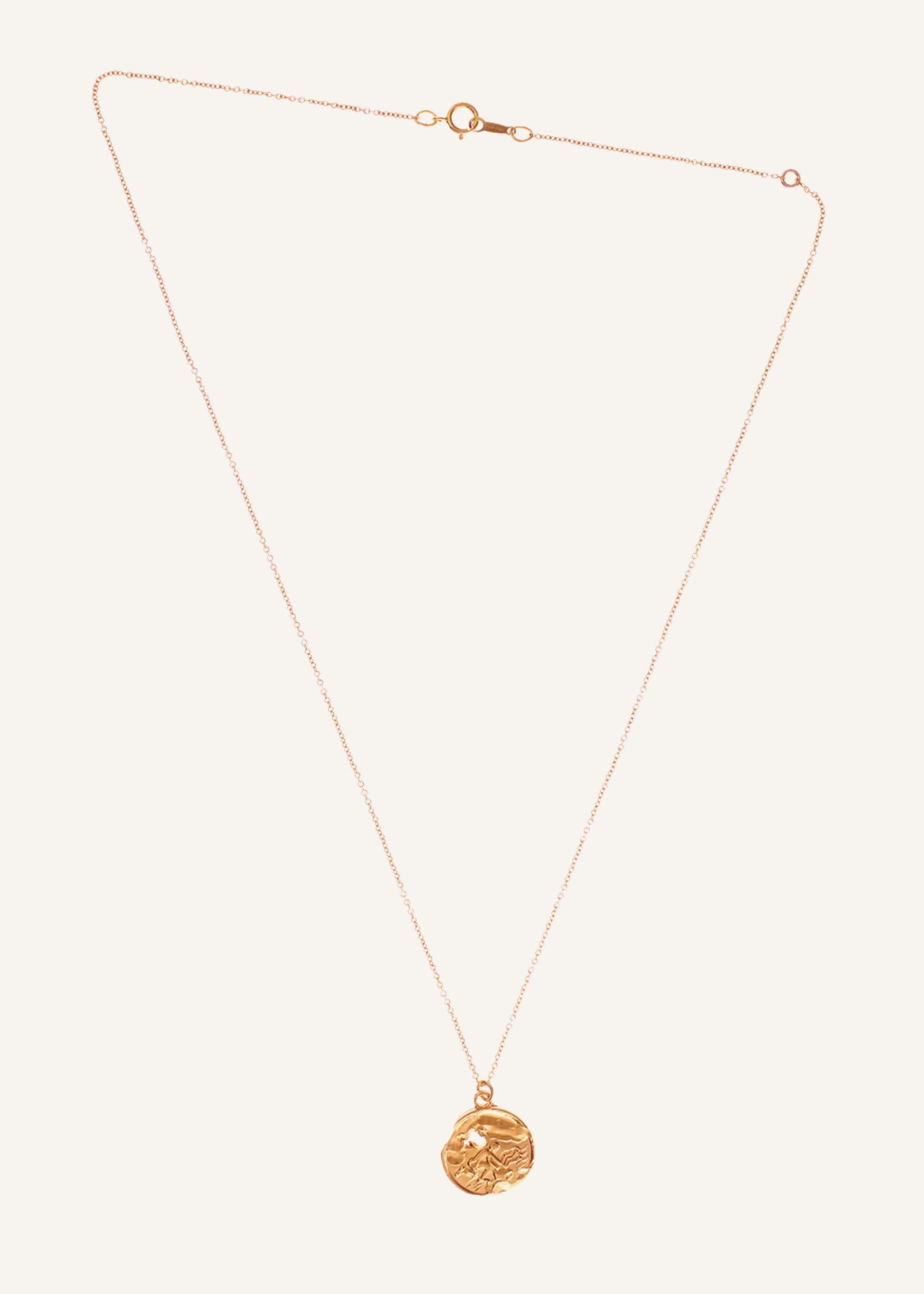 Gold Aquarius Necklace