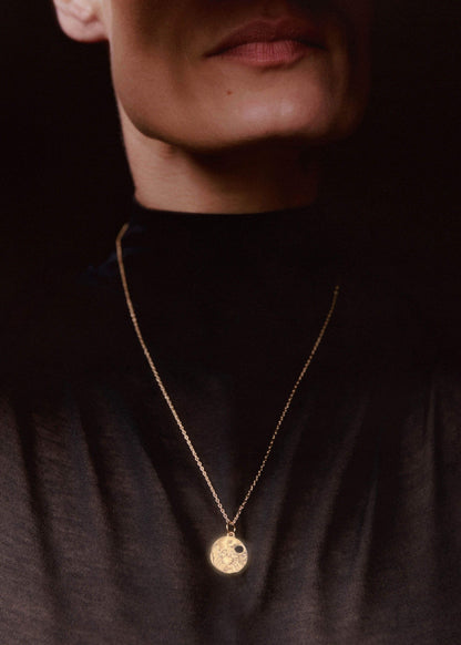 Gold Cancer Necklace